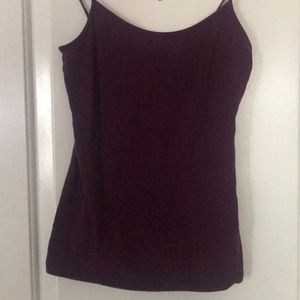 Burgundy Forever 21 Tank Top
